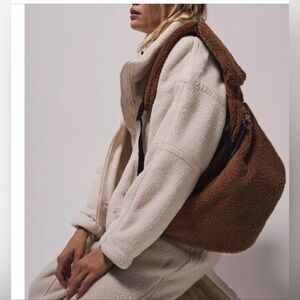 Free People Overachiever Sherpa Sling Bag NWT